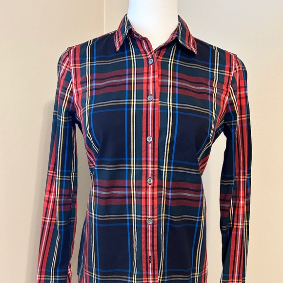 J.Crew Tartan/Plaid Button-Up - Picture 1 of 4